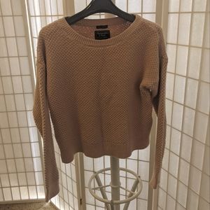 Abercrombie & Fitch Nude Cotton Sweater